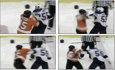 Dataset untuk perkelahian di olahrage hockey