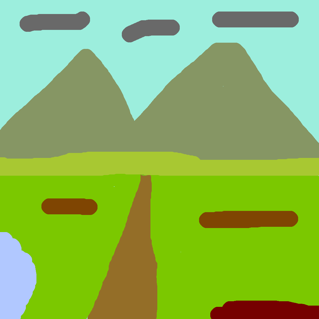 Layout input GauGAN